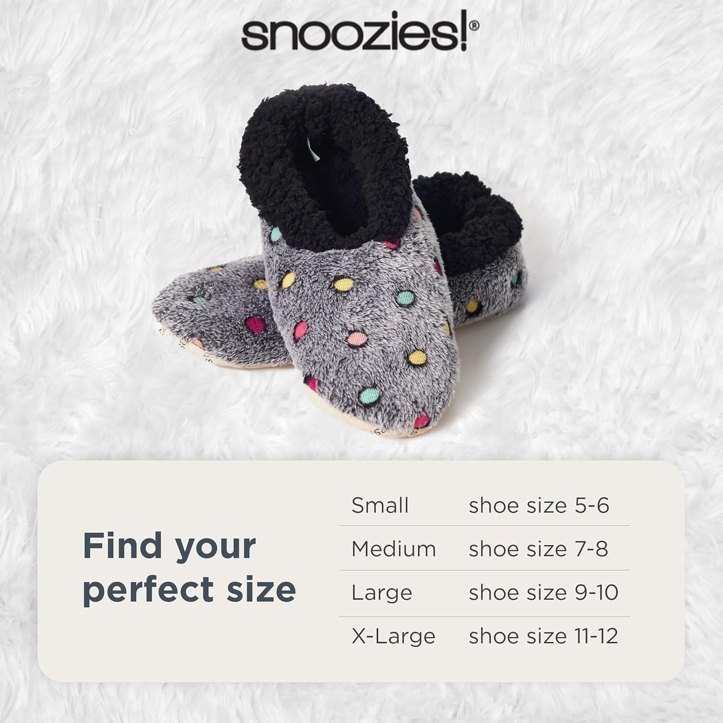 Slippers for Women | Lotsa Dots Colorful Cozy Sherpa Slipper Socks | Womens House Slippers | Cozy Slippers for Women | Colorful Womens Fuzzy Slippers